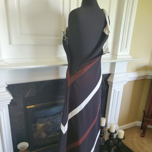 VINTAGE ONE SHOULDER MAXI DRESS - Picture 6 of 7